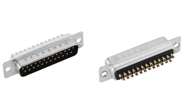 Male Solder Cup Serial Connector DB25 D-SUB 25-Pin - Alqamarshop