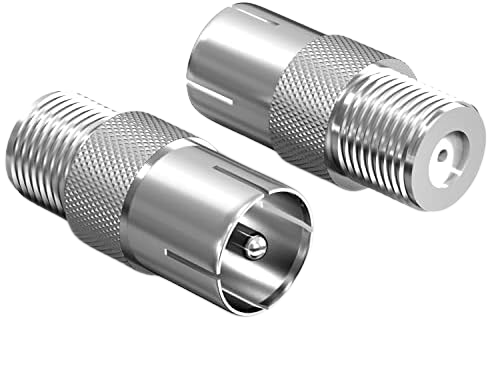 F Plug Connectors Waterproof Micro Screw/Twist On Aerial Coaxial Cable RG6 for Satellite TV Sky NTL Cable - Alqamarshop