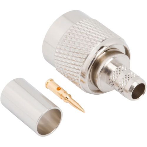 TNC Straight Crimp Plug 20AWG 75 Ohm RG-59DS - Alqamarshop