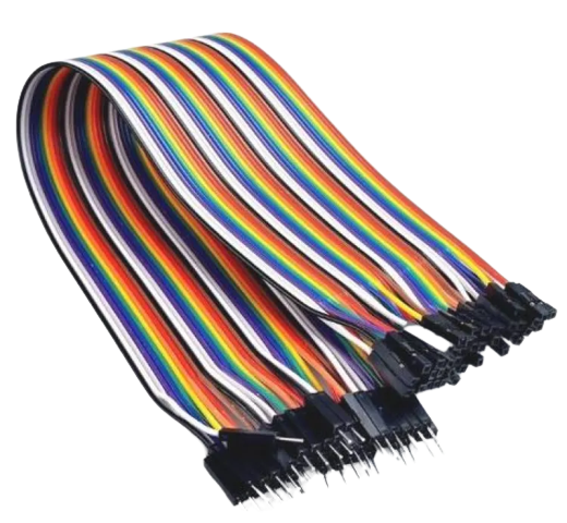 Male to Female jumper connecting wires for Arduino breadboard 30cm - Alqamarshop