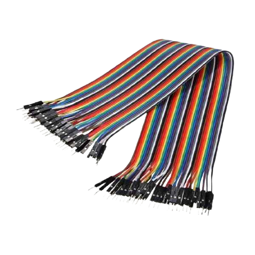 Male to Male jumper connecting wires for Arduino breadboard 30cm - Alqamarshop