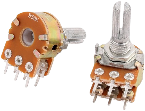 Variable Resistors Rotary 6 Pin 50K - Alqamarshop