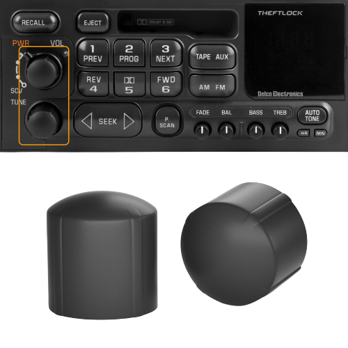 Stereo Radio Volume Control Knob 1pc - Alqamarshop