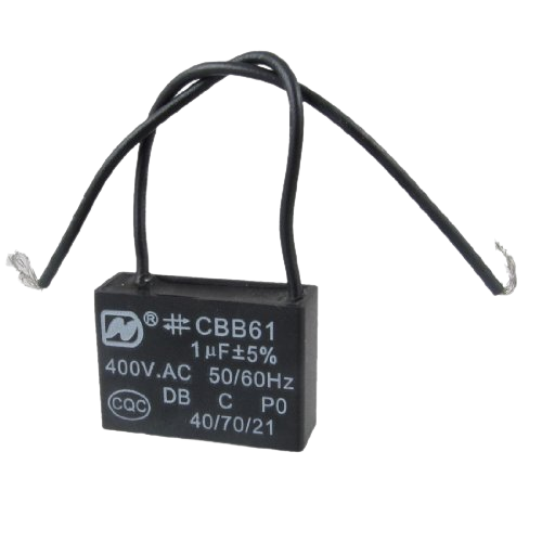 Fan Capacitor CBB61 1uF 400VAC 50Hz/60Hz - Alqamarshop