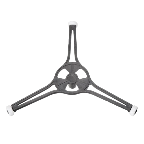 Microwave Ring Roller Support Glass Turntable Plate Holder Stand With Triple Arm For Kitchen Cookware Supplies - Alqamarshop