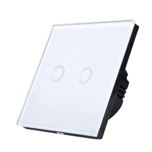 Smart WiFi Touch Switch 2 Gang - Alqamarshop