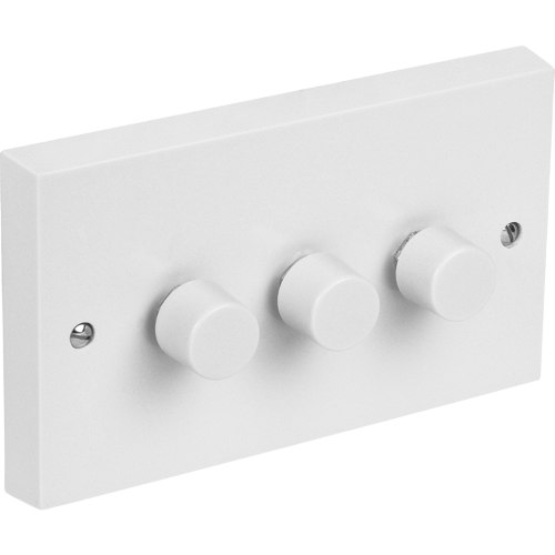 Dimmer Switch 3 Gang 2 Way - Alqamarshop