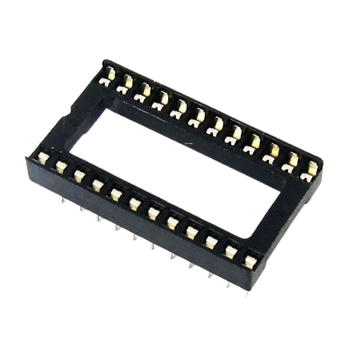 DIP IC Socket Base Adaptor Connector 24 Pin - Alqamarshop