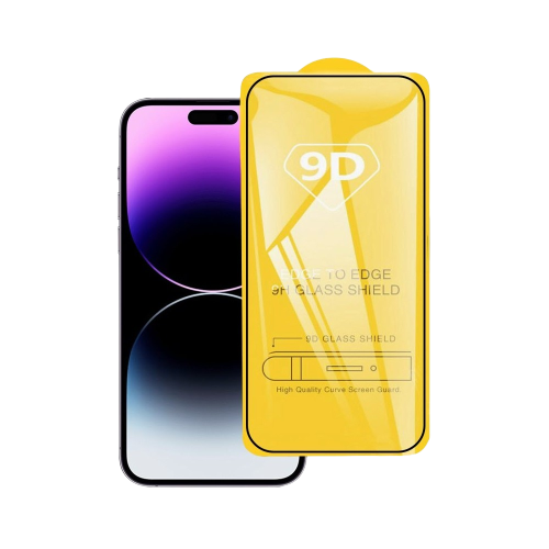 Iphone 14 Pro Max Full Screen Protector Edge to Edge Coverage Tempered Glass 9D/11D/21D - Alqamarshop