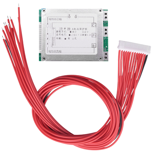 Li-Ion Lithium Cell Protection Bms Board 13S 48V 20A - Alqamarshop