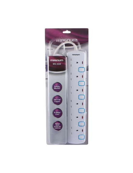 MAGNUM EXTENSION CABLE 6WAY 5M MG-506 - Alqamarshop