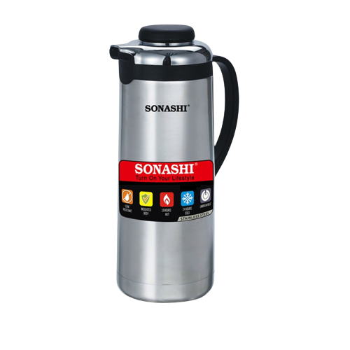 Sonashi Vacuum Flask Hot & Cold 2 Ltr SVF-2000 - Alqamarshop