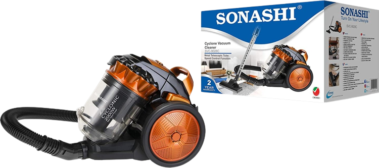 Sonashi Cyclone Canister Bagless Vacuum Cleaner SVC-9028C - Alqamarshop