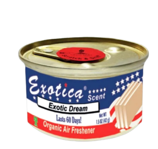EXOTICA SCENT ORGANIC CAR AIR FRESHENER EXOTIC DREAM 42G - Alqamarshop