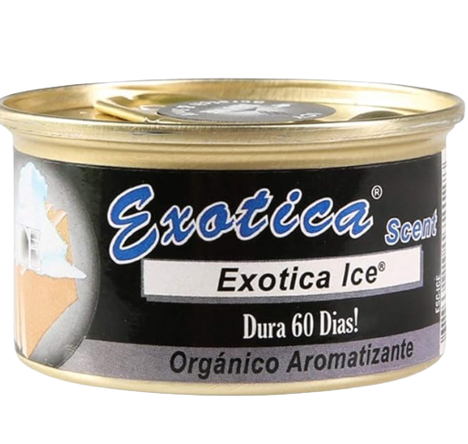 EXOTICA SCENT ORGANIC CAR AIR FRESHENER BLACK ICE 42G - Alqamarshop