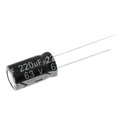 Capacitor 63V 220uF - Alqamarshop