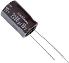 Capacitor 10V 2200uF - Alqamarshop