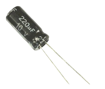 Capacitor 10V 220uF - Alqamarshop
