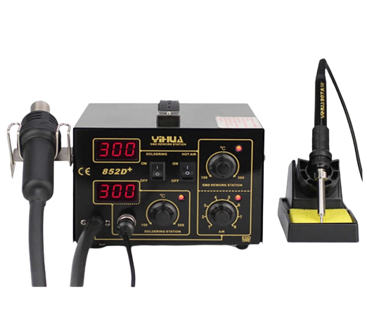YIHUA Hot Air Pump Rework Soldering Station YH852D+ - Alqamarshop