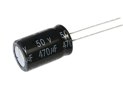 Capacitor 50V 470uF - Alqamarshop