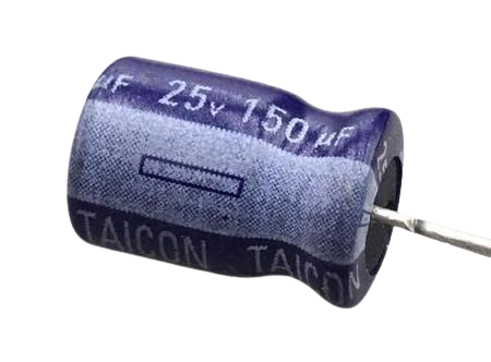 Capacitor 25V 150uF - Alqamarshop