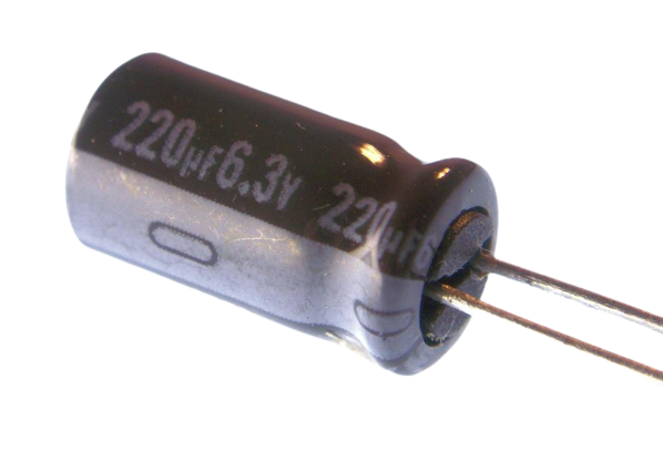 Capacitor 6.3V 220uF - Alqamarshop