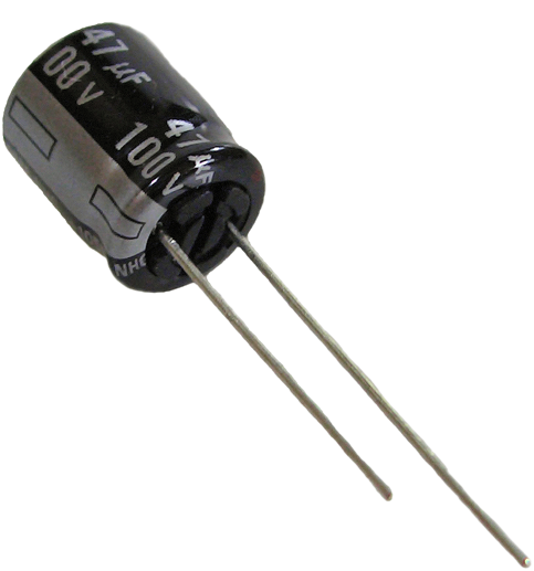 Capacitor 100V 22uF - Alqamarshop