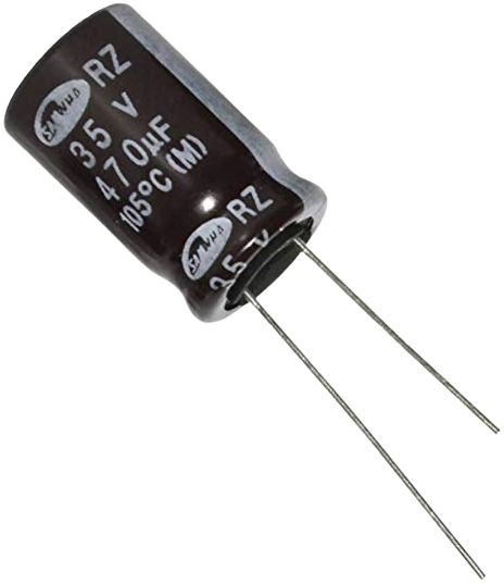 Capacitor 35V 470uF - Alqamarshop