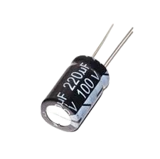 Capacitor 100V 220uF - Alqamarshop