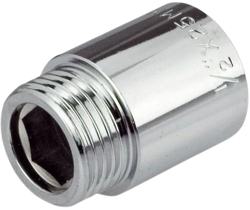 Pipe Thread Extension (50) 1/2 x 25mm - Alqamarshop