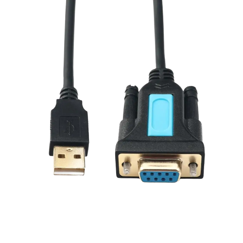 USB to RS232 female serial data cable 9-pin 1.8m - Alqamarshop