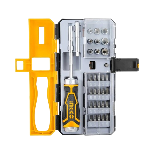 Ingco 33 Pcs screwdriver set HKSDB0338 - Alqamarshop
