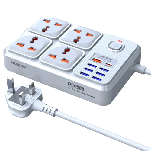 Moxom 12 In 1 Power Socket MX-ST15 - Alqamarshop