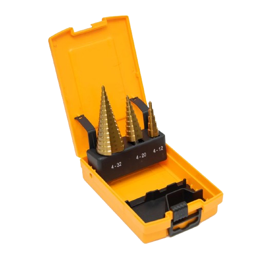 Huntar Step Drill Bit Set 3Pcs MS53861 - Alqamarshop