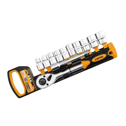 Coofix 12Pcs 1/4* Socket Set CFH-B06006 - Alqamarshop