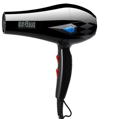 Braun hair dryer model BR-5600 - Alqamarshop