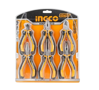 INGCO 6pcs Mini Pliers set - Alqamarshop