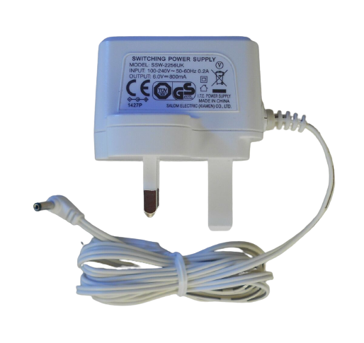Salom Electric AC Adapter for Summer Infant Camera White 5V DC, 750mA SSW-2256UK