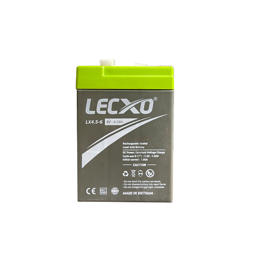 Lecxo Lead Acid Dry Battery 6V 4.5Ah