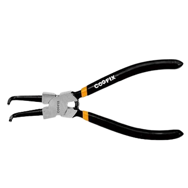 Coofix Bent Head Circlip Plier 7'' 180MM CFH-A01111 - Alqamarshop