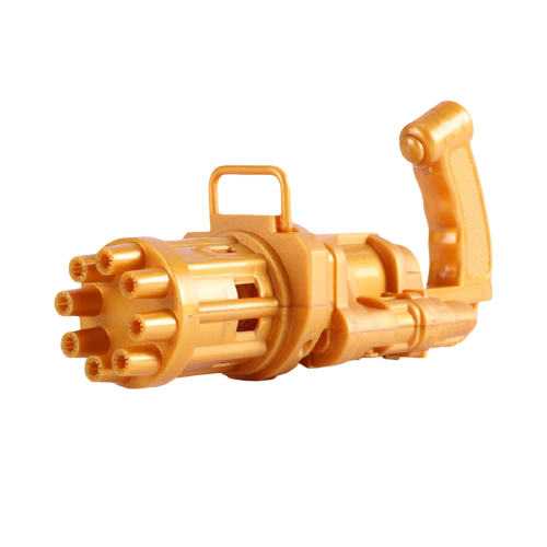 Electric Bubbles Gun for Toddlers Toys,Gatling Bubble Machine Outdoor & Indoor Toys for Boys and Girls I Bubble Gun for Kids (Yellow)