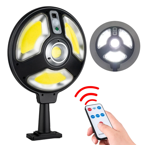 Solar Light Outdoor Solar Waterproof Street Light Garden Infrared Sensor Motion Sensor Smart Remote Control Light 150 COB - Alqamarshop