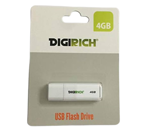 Digirich USB Flash Drive, 4 GB DG012 - Alqamarshop
