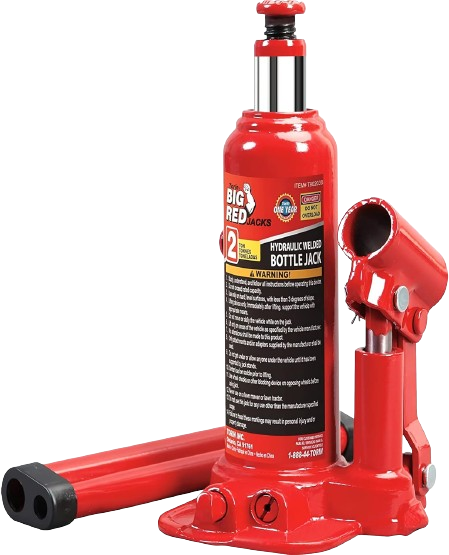BIG RED Torin Hydraulic Welded Bottle Jack 6 Ton T90403B - Alqamarshop