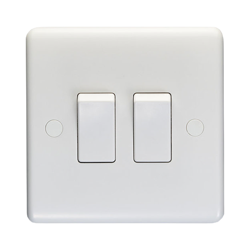 MK 2 Gang 2 Way Switch - Alqamarshop