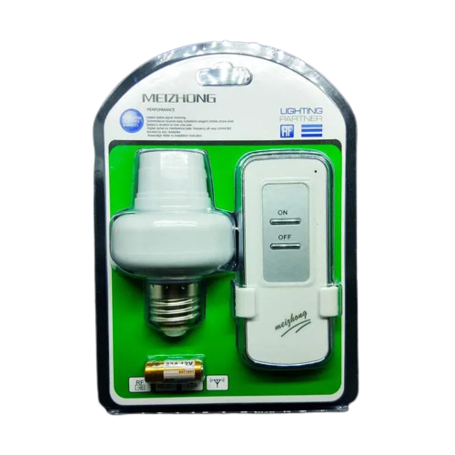 meizhong Fitting Bohlam E27 with Remote Control - Alqamarshop