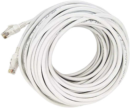 Cat-6 Ethernet Patch/LAN Cable (25M, White) - Alqamarshop