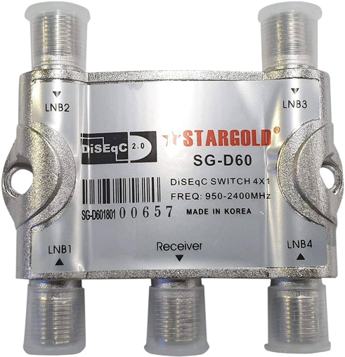 STARGOLD Full HD Digital Satellite 4K DiSEqC Switch 2.0 - Alqamarshop