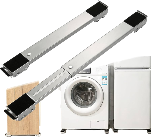 Heavy Duty Expandable Appliance Roller, Furniture Movers with Wheels, Adjustable Furniture Dolly, Furniture Lifter Mover Sliders Tool Set for Easy and Safe Moving, Max. 660lbs (Color : Silver) - Alqamarshop
