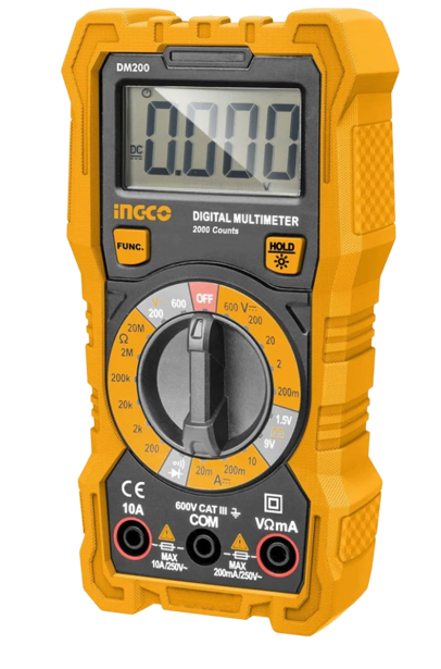 INGCO Digital Multimeter 600V DM2002 - Alqamarshop